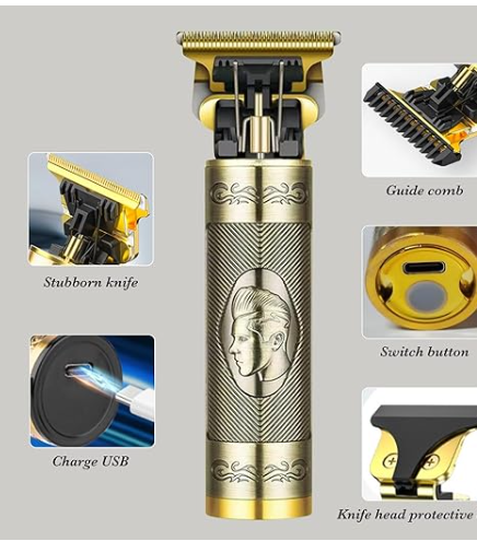 "Rasoio capelli barba"Regolabarba e Tagliacapelli Professionale - Dispositivo Elettrico Multifunzionale/Professional Beard Trimmer and Hair Clipper - Multifunctional Electric Device