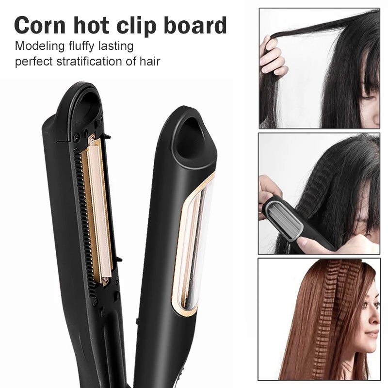 "Piastra per capelli" Piastra Arricciacapelli per Frisè/Curling Iron for Crimping
