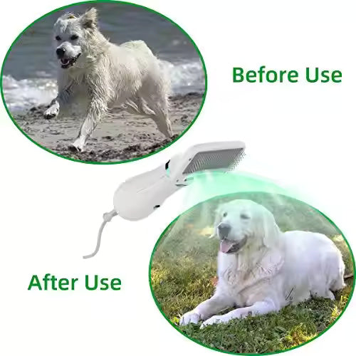 SPAZZOLA ANIMALI PER TOELETTATURA E ASCIUGATURA ELETTRICA/PET BRUSH FOR GROOMING AND ELECTRIC DRYING