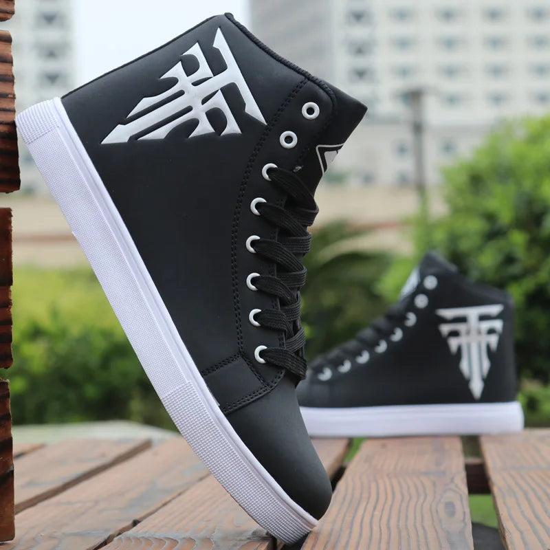 Sneakers da uomo, scarpe da ginnastica vulcanizzate, scarpe alte comode da uomo, autunno primavera , scarpe da uomo alla moda, scarpe vulcanizzate