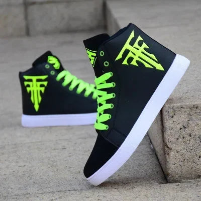 Sneakers da uomo, scarpe da ginnastica vulcanizzate, scarpe alte comode da uomo, autunno primavera , scarpe da uomo alla moda, scarpe vulcanizzate