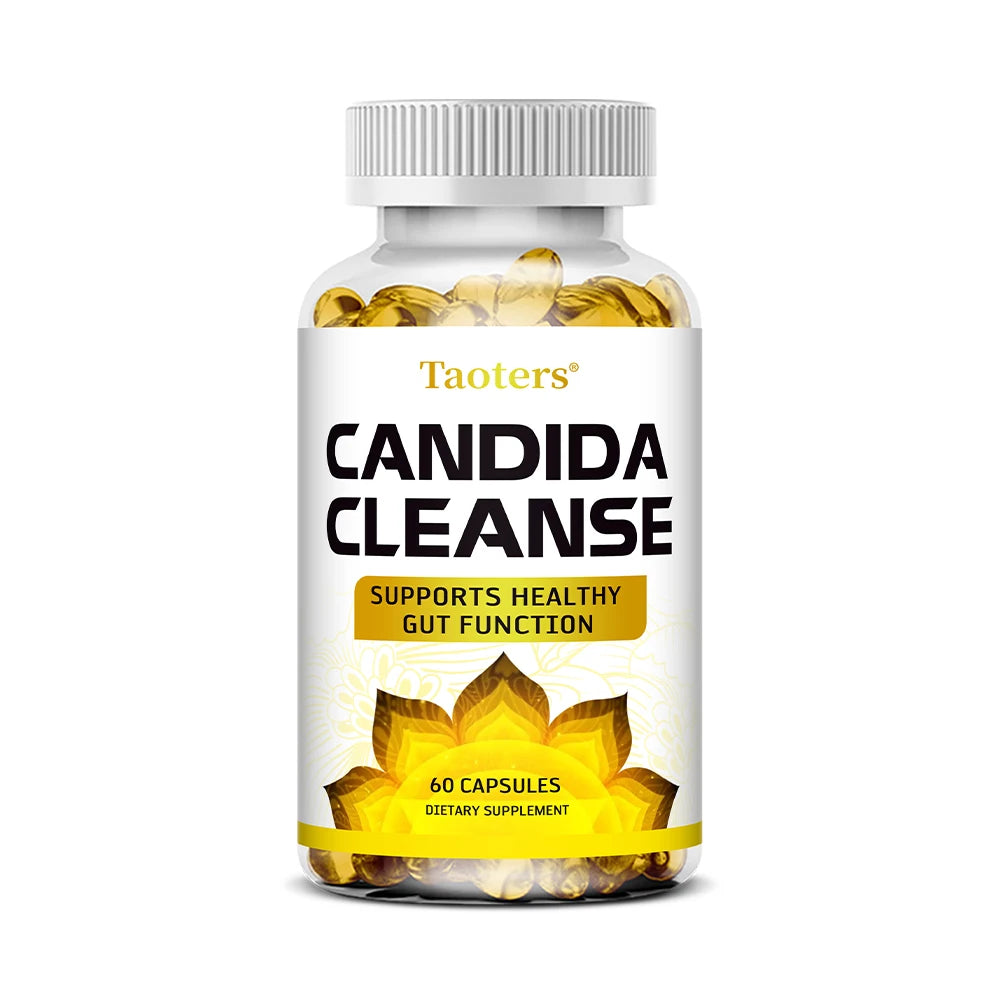 Candida Cleanse - Supporto intestinale e del colon, adatto a uomini e donne, purificante e disintossicante, equilibra la digestione