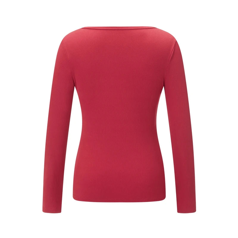 00s Retro Cottage Grunge T-shirt Autumn Ribbed Knitted Long Sleeve Slim Fit Tees Y2K Fairy 90s Vintage V Neck Crop Tops Women